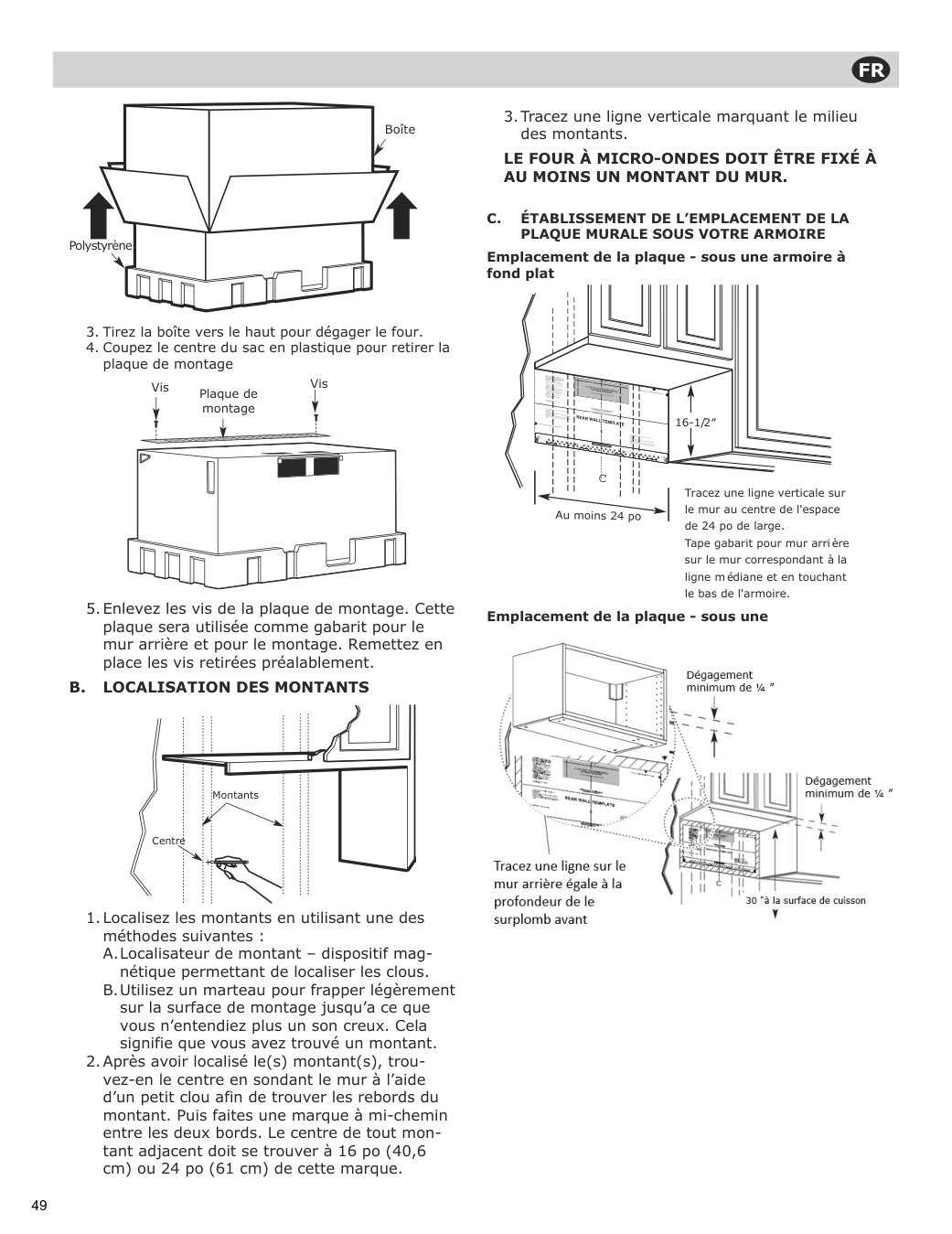 Assembly instructions for IKEA Vaelskapt over the range microwave stainless steel | Page 50 - IKEA VÄLSKAPT Over-the-range microwave 605.153.03