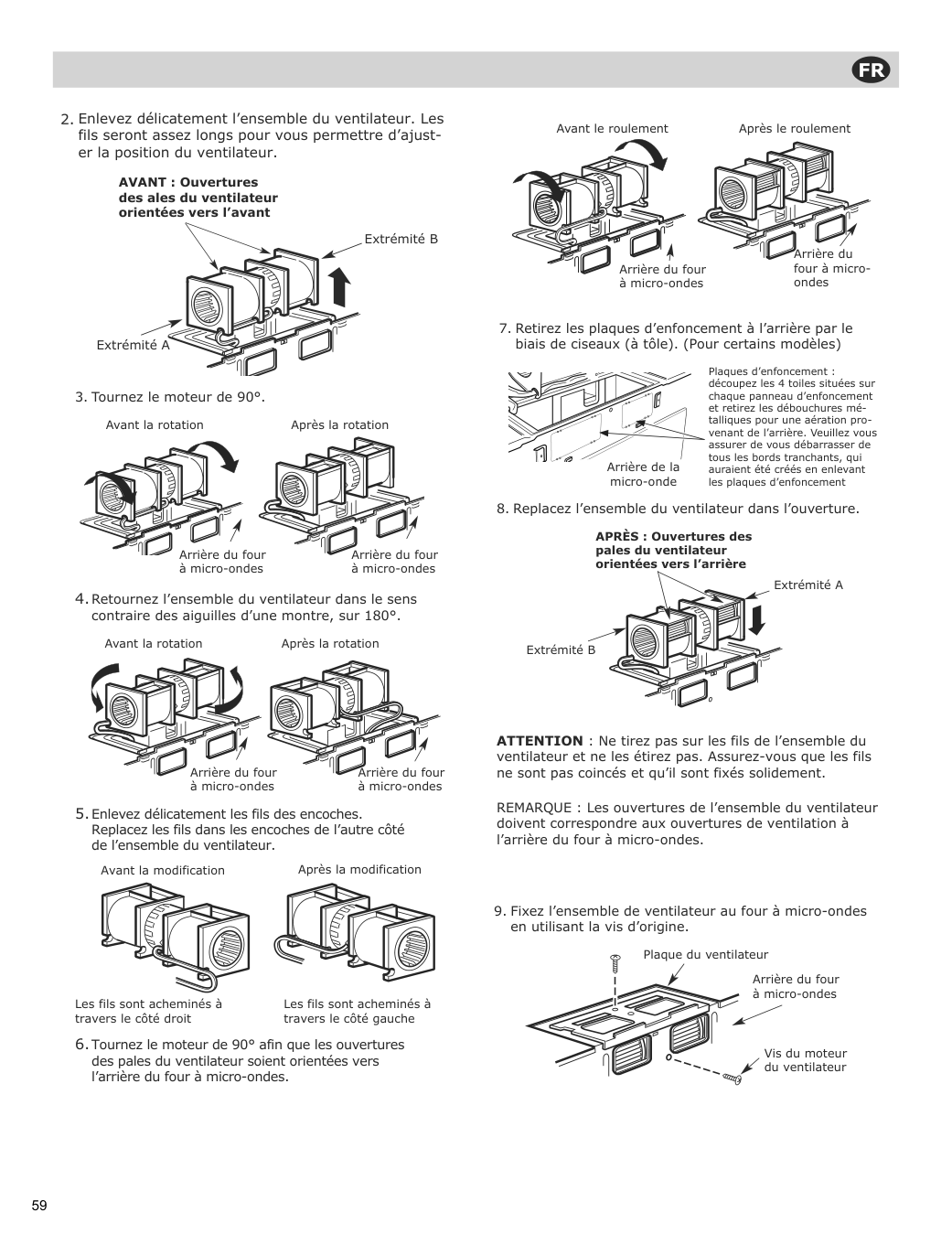 Assembly instructions for IKEA Vaelskapt over the range microwave stainless steel | Page 60 - IKEA VÄLSKAPT Over-the-range microwave 605.153.03