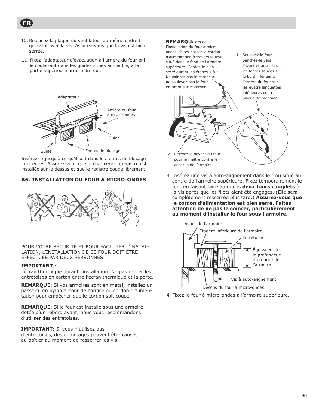 Assembly instructions for IKEA Vaelskapt over the range microwave stainless steel | Page 61 - IKEA VÄLSKAPT Over-the-range microwave 605.153.03