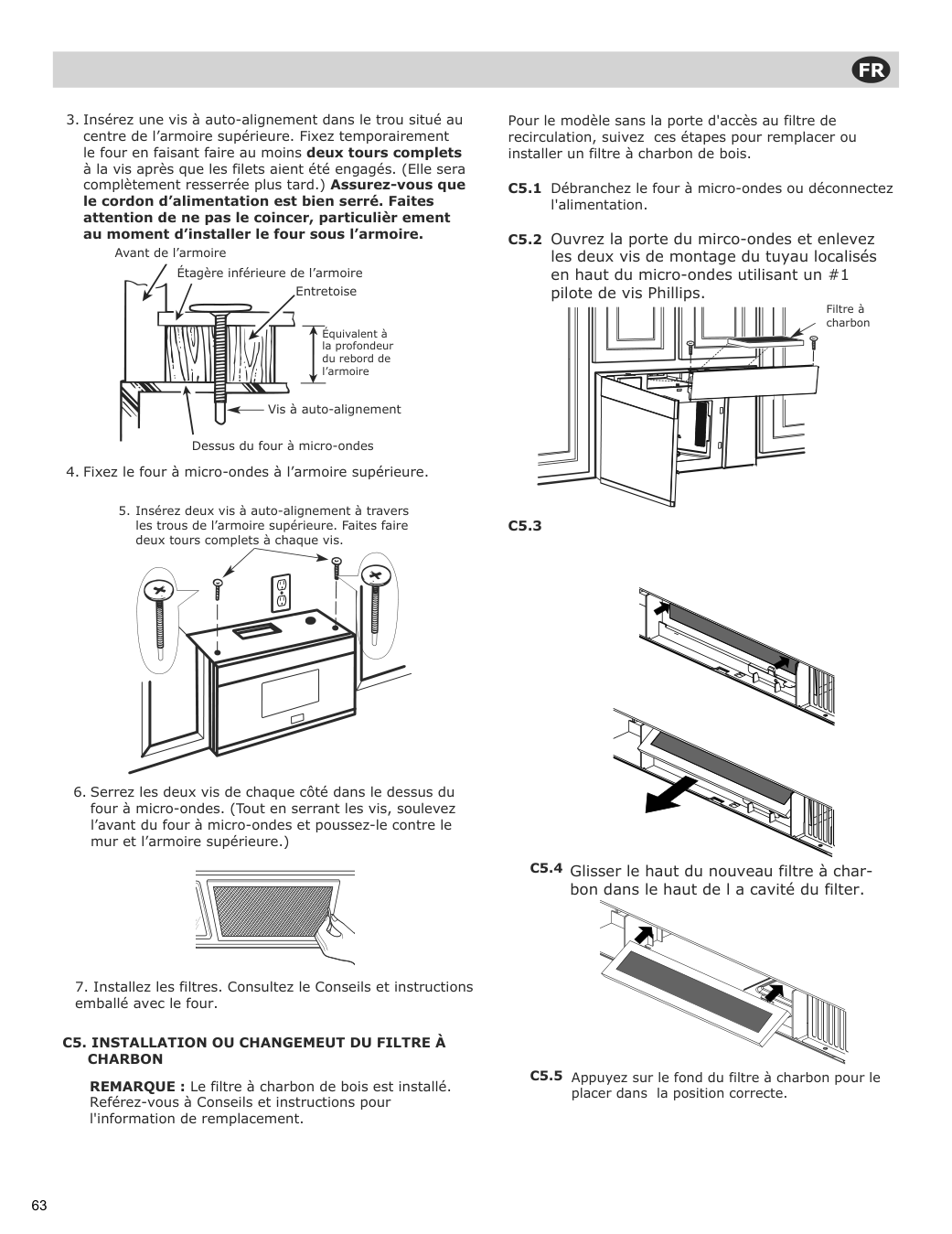 Assembly instructions for IKEA Vaelskapt over the range microwave stainless steel | Page 64 - IKEA VÄLSKAPT Over-the-range microwave 605.153.03