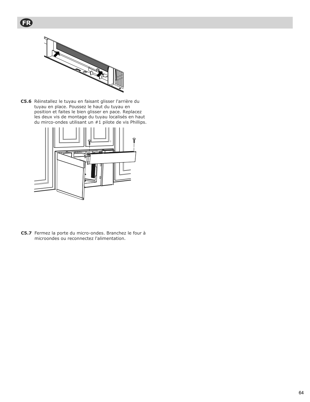 Assembly instructions for IKEA Vaelskapt over the range microwave stainless steel | Page 65 - IKEA VÄLSKAPT Over-the-range microwave 605.153.03