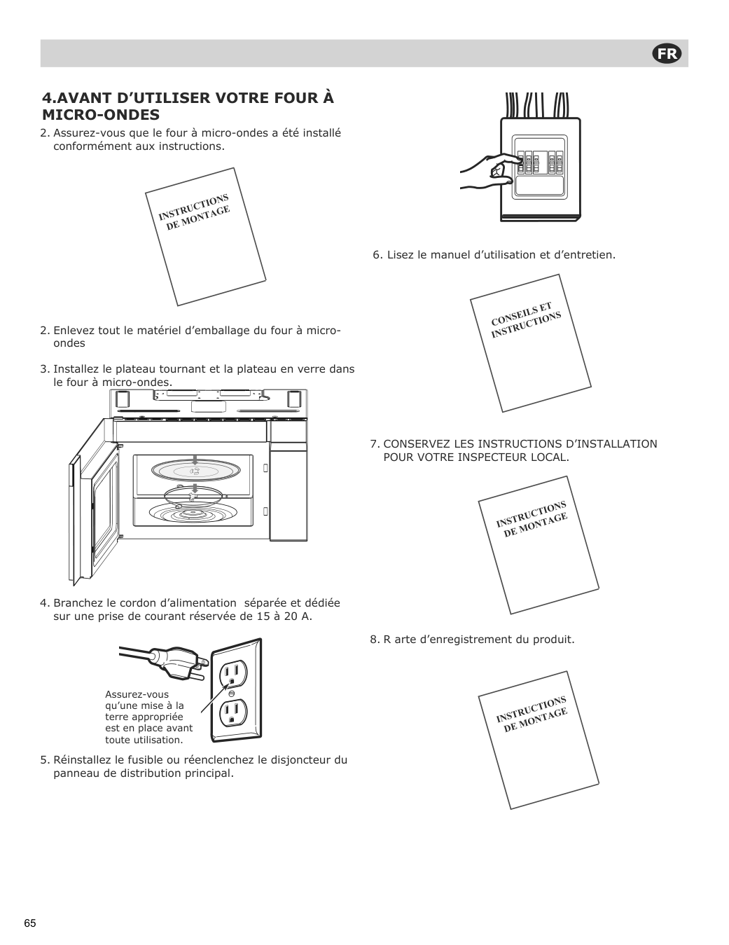 Assembly instructions for IKEA Vaelskapt over the range microwave stainless steel | Page 66 - IKEA VÄLSKAPT Over-the-range microwave 605.153.03