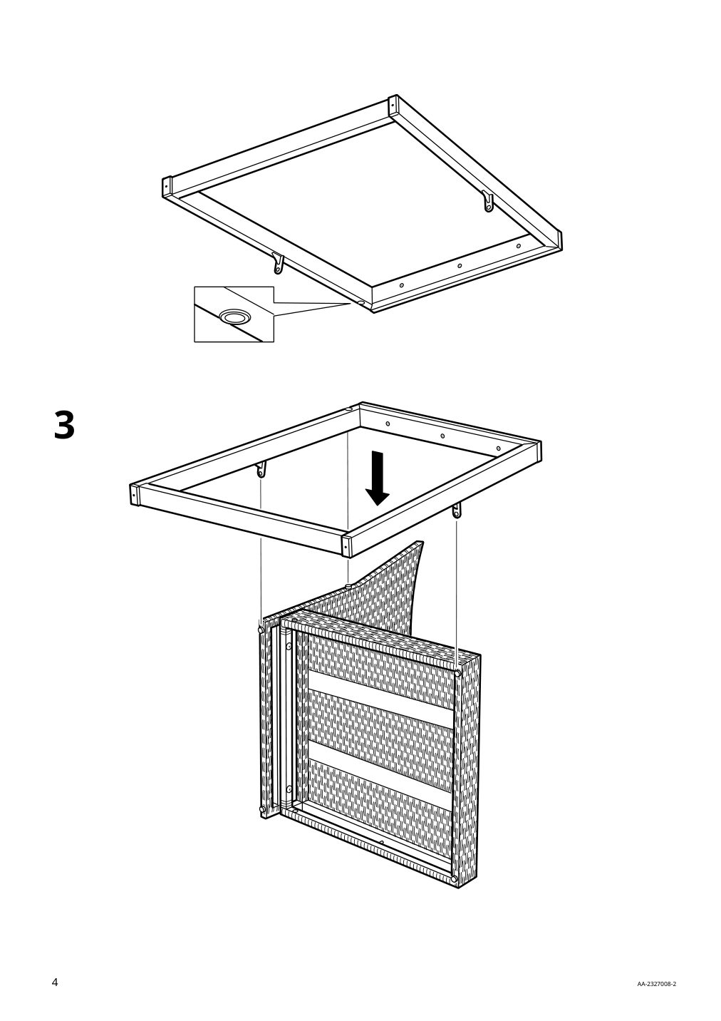 Assembly instructions for IKEA Vaermansoe chair outdoor brown | Page 4 - IKEA VÄRMANSÖ table and 4 chairs, outdoor 895.001.98