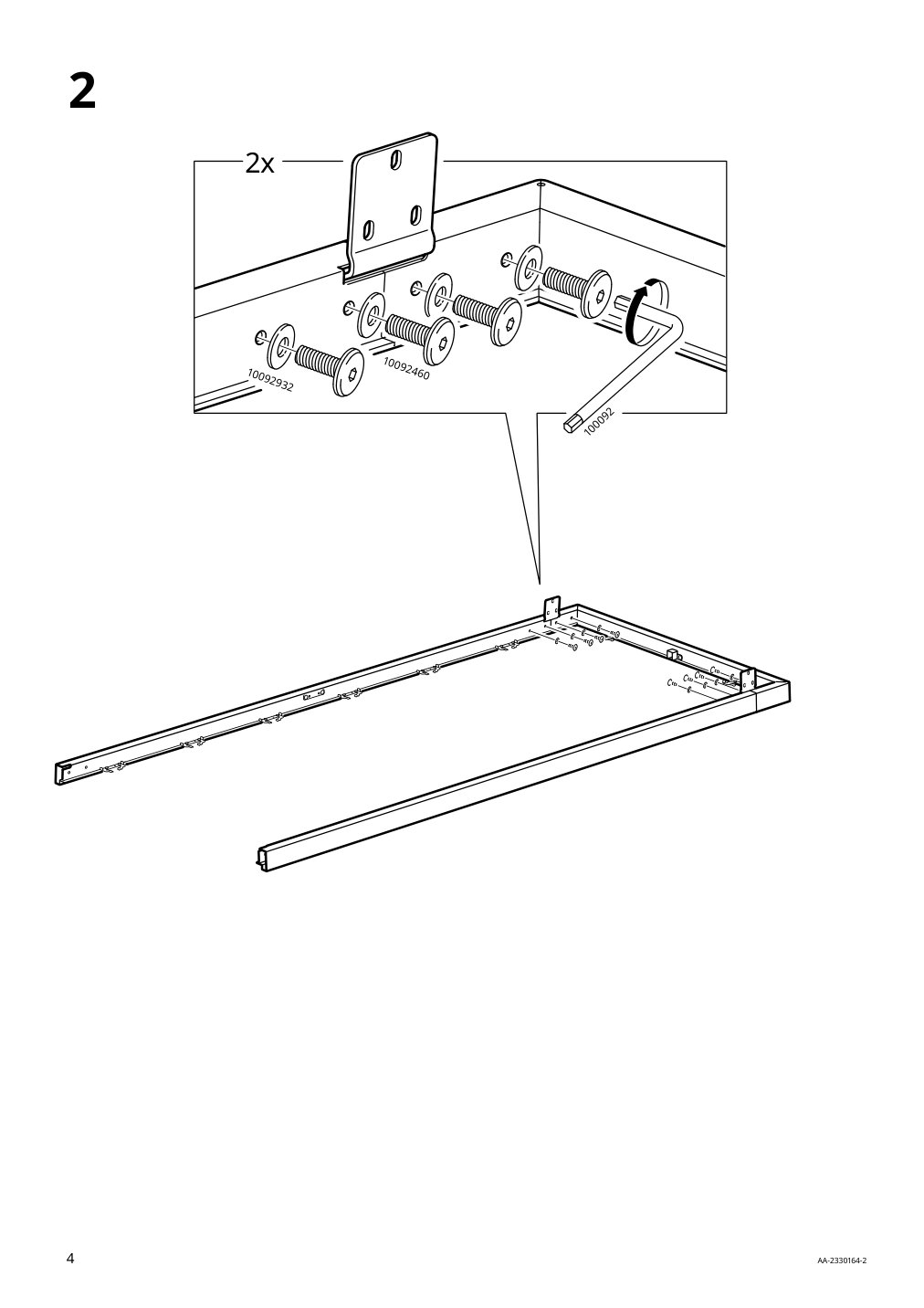 Assembly instructions for IKEA Vaermansoe table outdoor dark gray | Page 4 - IKEA VÄRMANSÖ table, outdoor 105.156.83