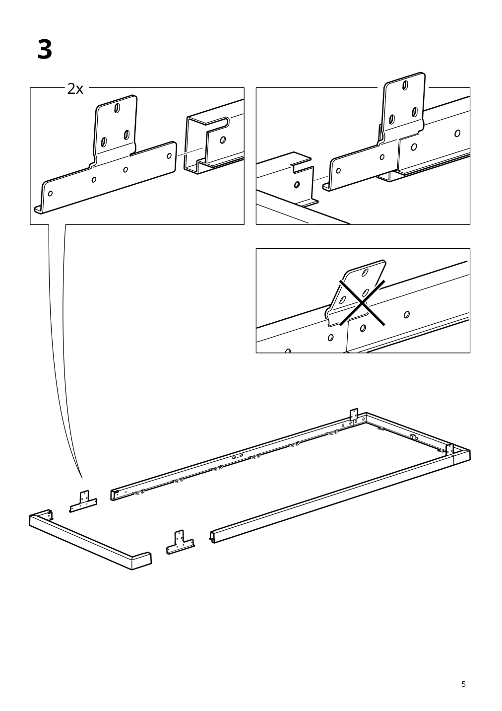 Assembly instructions for IKEA Vaermansoe table outdoor dark gray | Page 5 - IKEA VÄRMANSÖ table, outdoor 105.156.83