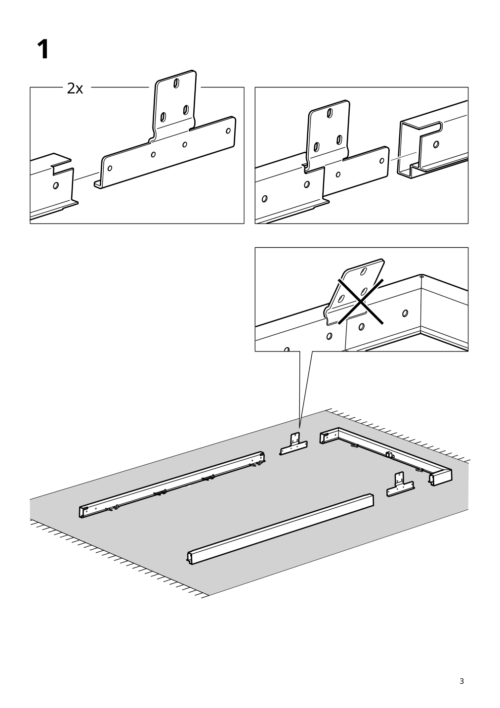 Assembly instructions for IKEA Vaermansoe table outdoor dark gray | Page 3 - IKEA VÄRMANSÖ table and 4 chairs, outdoor 895.001.98