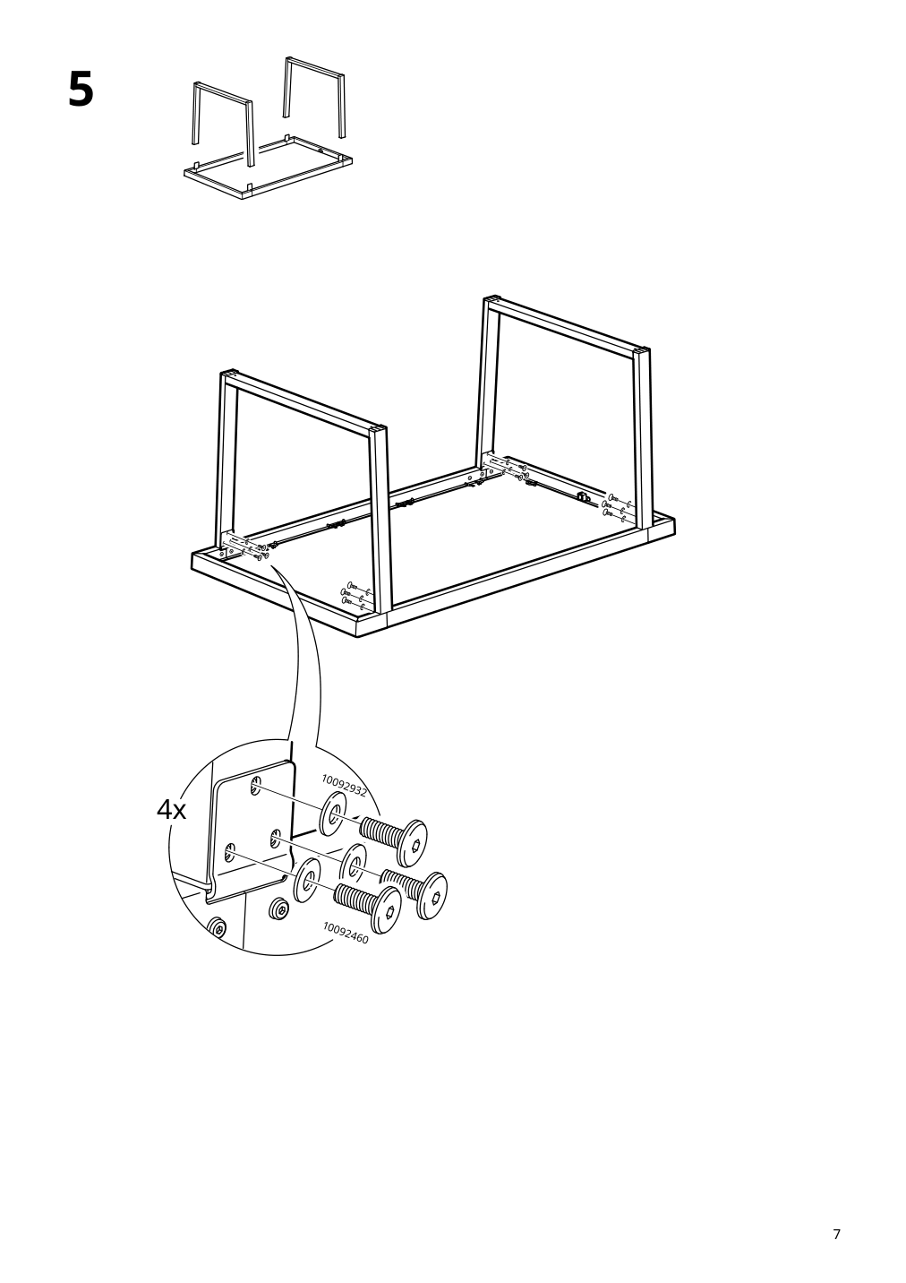 Assembly instructions for IKEA Vaermansoe table outdoor dark gray | Page 7 - IKEA VÄRMANSÖ table and 4 chairs, outdoor 895.001.98