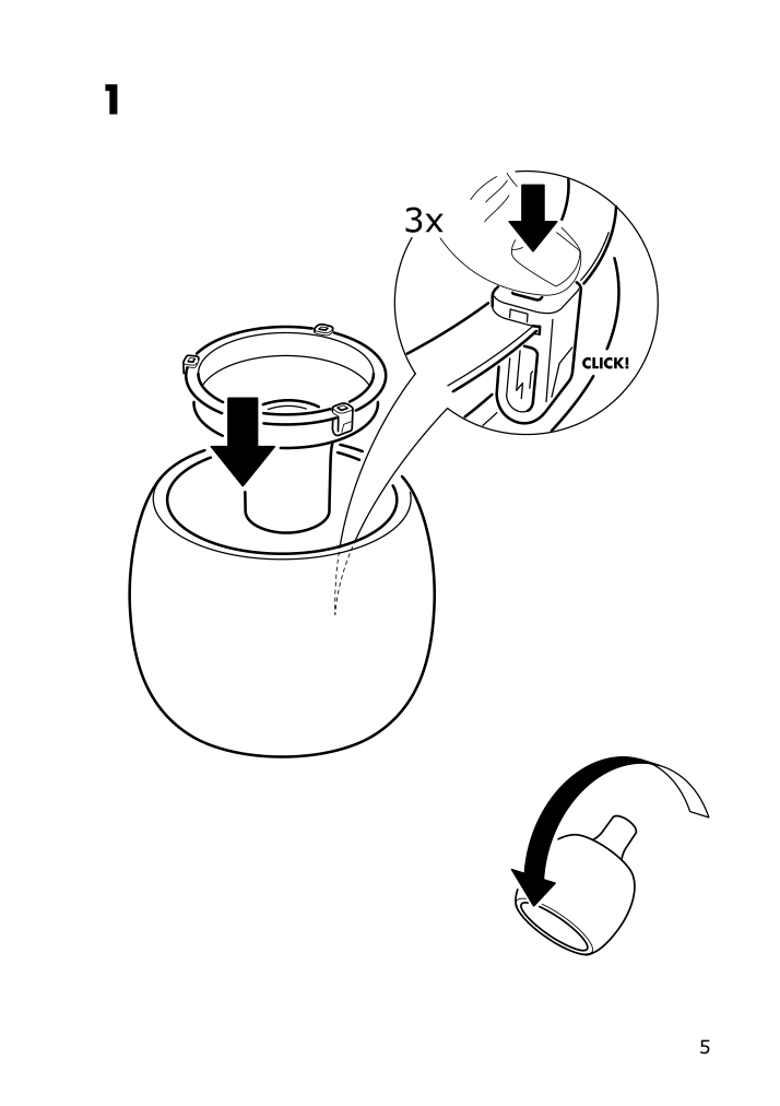 Assembly instructions for IKEA Vaexjoe pendant lamp beige | Page 5 - IKEA VÄXJÖ pendant lamp 903.949.22