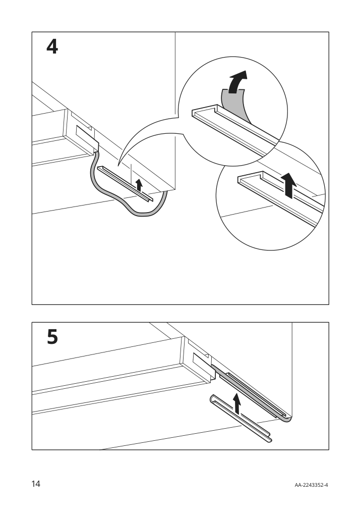 Assembly instructions for IKEA Vagdal connection cord white | Page 14 - IKEA VÅGDAL connection cord 704.636.00