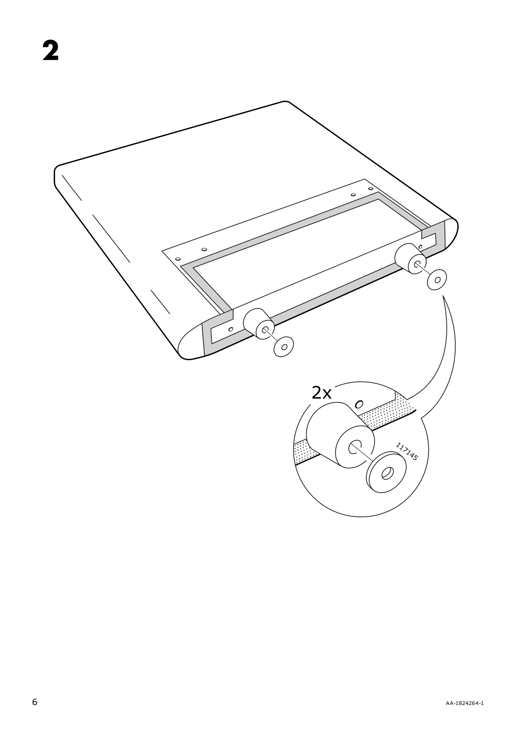 Assembly instructions for IKEA Vallentuna cover for armrest kelinge anthracite | Page 6 - IKEA VALLENTUNA cover for armrest 604.877.05