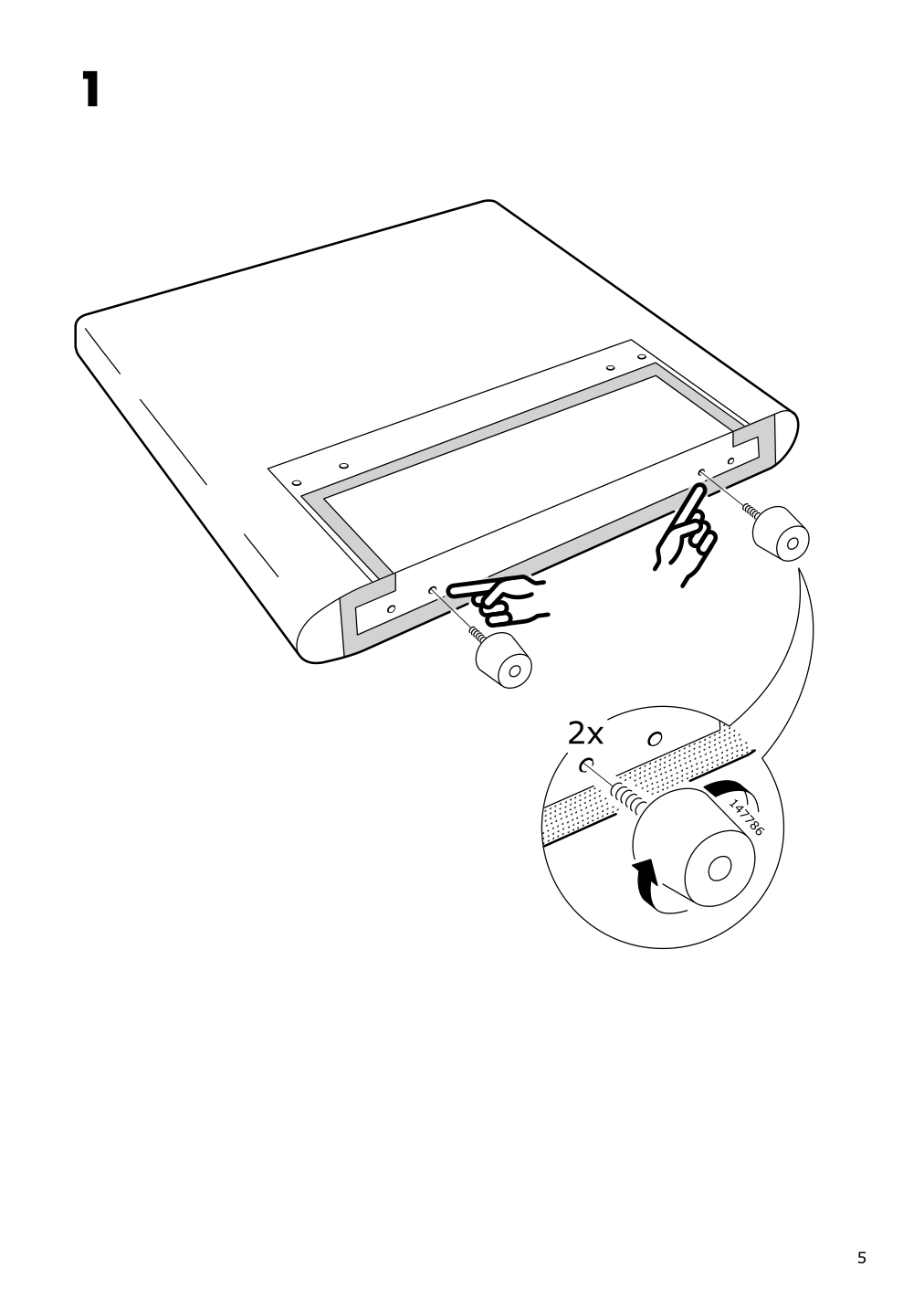 Assembly instructions for IKEA Vallentuna cover for armrest | Page 5 - IKEA VALLENTUNA cover for armrest 203.294.97