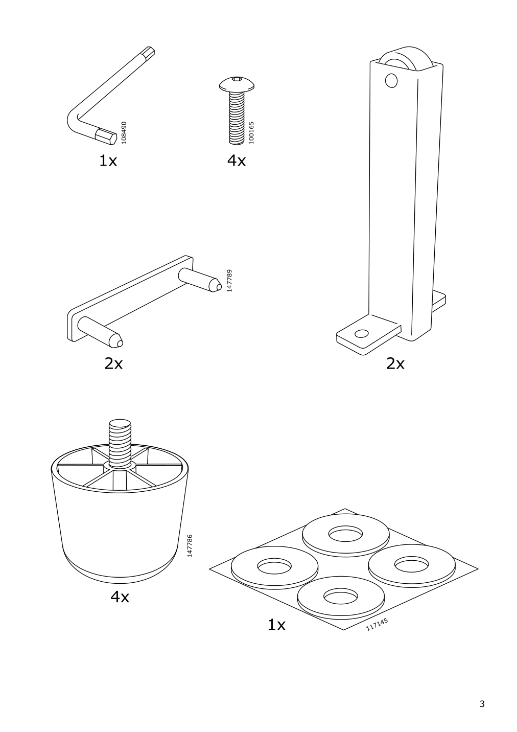 Assembly instructions for IKEA Vallentuna cover for sleeper module hillared beige | Page 3 - IKEA VALLENTUNA cover for sleeper module 304.874.10