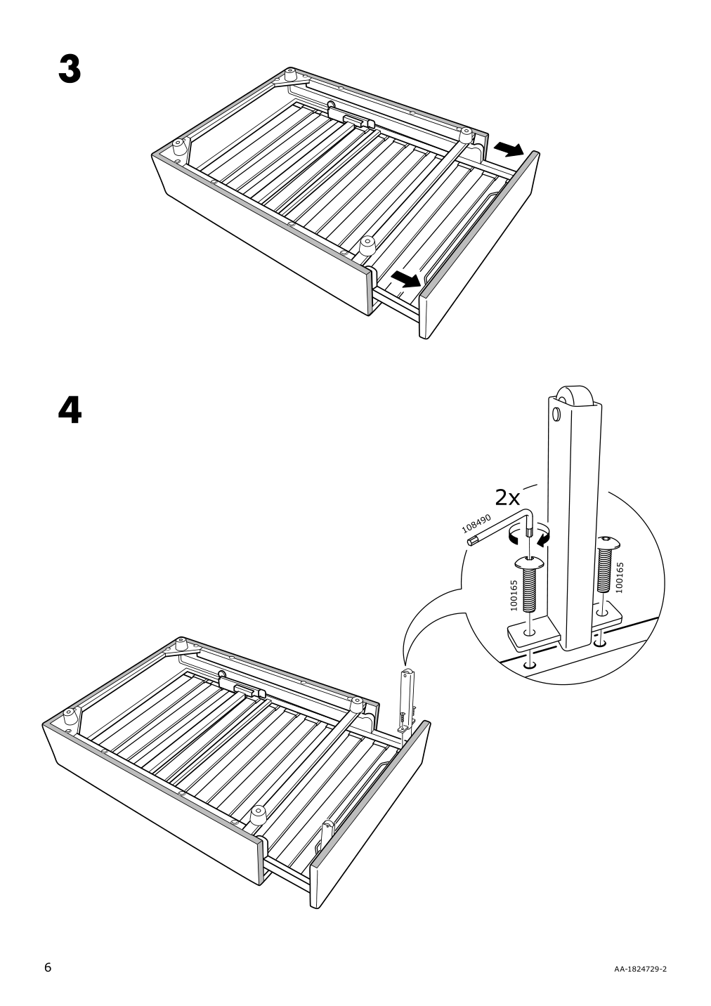 Assembly instructions for IKEA Vallentuna cover for sleeper module hillared beige | Page 6 - IKEA VALLENTUNA cover for sleeper module 304.874.10