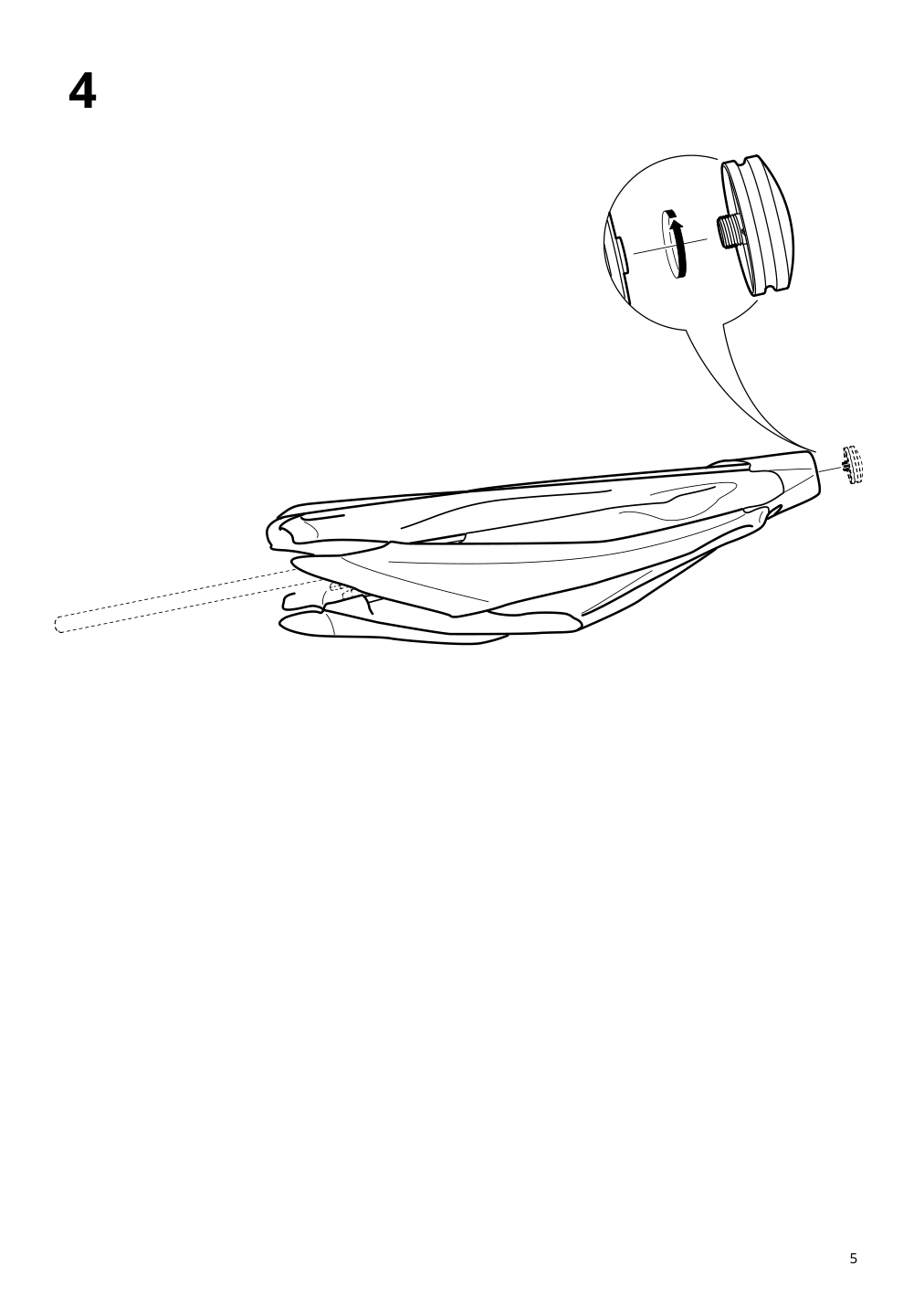 Assembly instructions for IKEA Varholmen umbrella canopy beige | Page 5 - IKEA KUGGÖ / VÅRHOLMEN umbrella with base 093.247.07