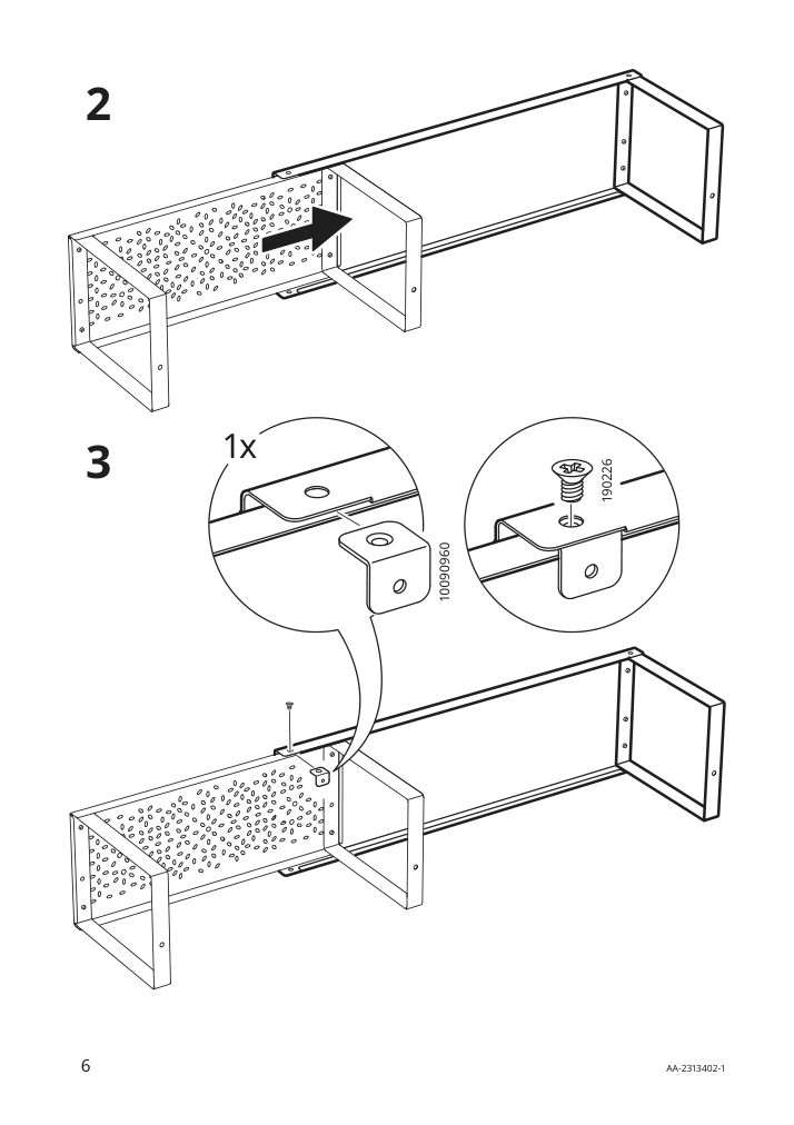 Assembly instructions for IKEA Variera shelf insert white | Page 6 - IKEA VARIERA shelf insert 405.429.58