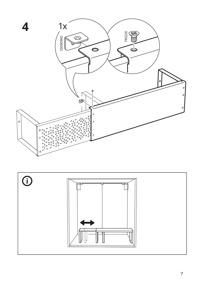 Assembly instructions for IKEA Variera shelf insert white | Page 7 - IKEA VARIERA shelf insert 405.429.58