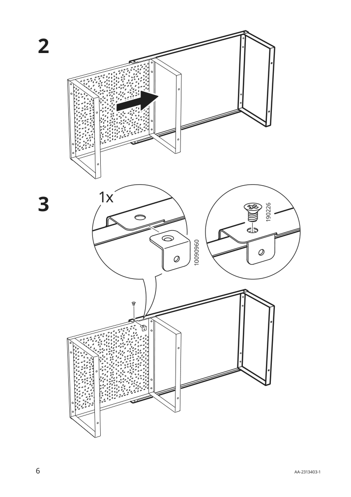 Assembly instructions for IKEA Variera shelf insert white | Page 6 - IKEA VARIERA shelf insert 805.429.61