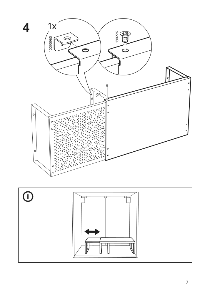 Assembly instructions for IKEA Variera shelf insert white | Page 7 - IKEA VARIERA shelf insert 805.429.61