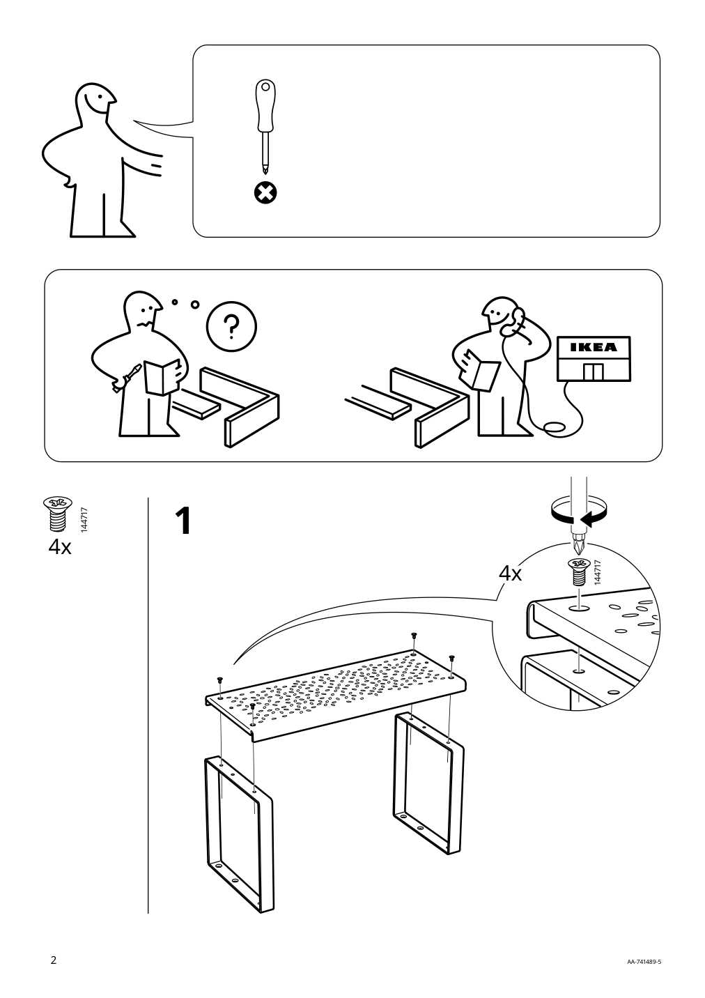 Assembly instructions for IKEA Variera shelf insert white | Page 2 - IKEA VARIERA shelf insert 801.366.22