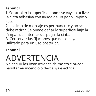 Assembly instructions for IKEA Vattensten led light strip multicolor | Page 10 - IKEA VATTENSTEN LED light strip 905.305.85