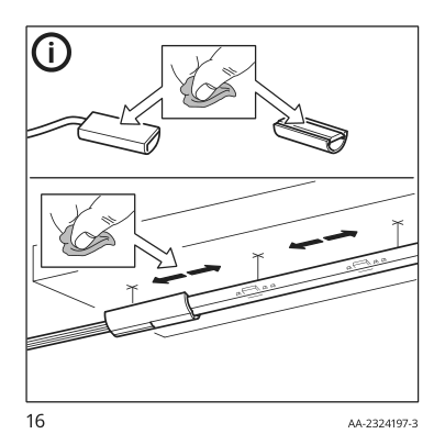 Assembly instructions for IKEA Vattensten led light strip multicolor | Page 16 - IKEA VATTENSTEN LED light strip 905.305.85