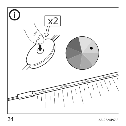 Assembly instructions for IKEA Vattensten led light strip multicolor | Page 24 - IKEA VATTENSTEN LED light strip 905.305.85