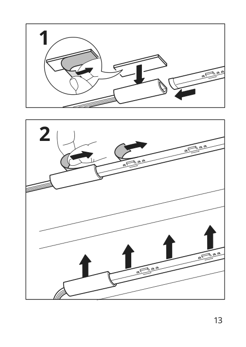 Assembly instructions for IKEA Vattensten led light strip multicolor | Page 13 - IKEA VATTENSTEN LED light strip 205.305.98