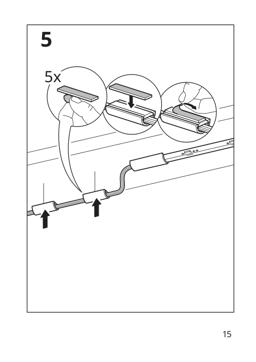 Assembly instructions for IKEA Vattensten led light strip multicolor | Page 15 - IKEA VATTENSTEN LED light strip 205.305.98