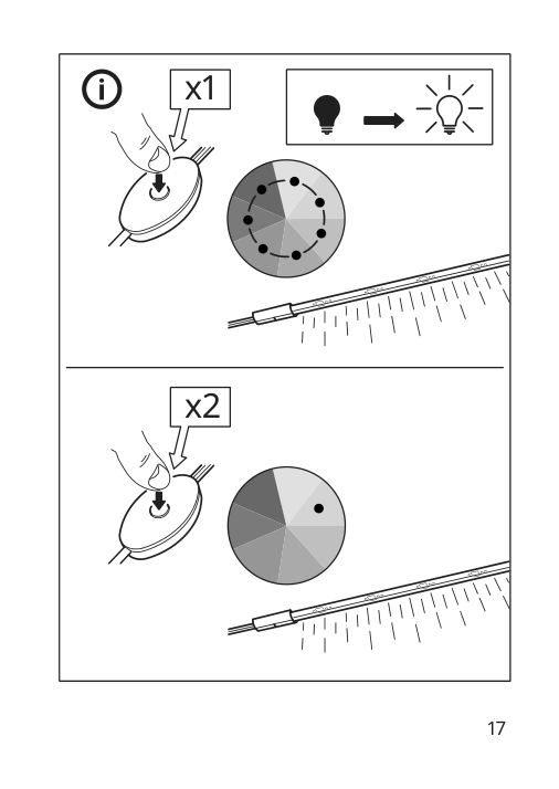 Assembly instructions for IKEA Vattensten led light strip multicolor | Page 17 - IKEA VATTENSTEN LED light strip 205.305.98