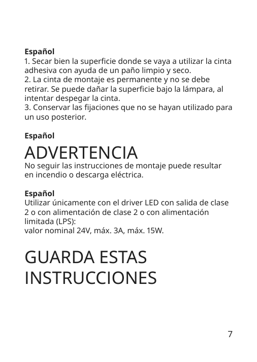 Assembly instructions for IKEA Vattensten led light strip multicolor | Page 7 - IKEA VATTENSTEN LED light strip 205.305.98