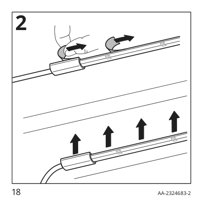 Assembly instructions for IKEA Vattensten led light strip white | Page 18 - IKEA VATTENSTEN LED light strip 105.305.32