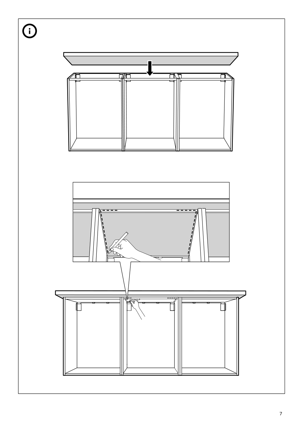 Assembly instructions for IKEA Vattudalen single bowl top mount sink stainless steel | Page 7 - IKEA ENHET kitchen 194.429.94