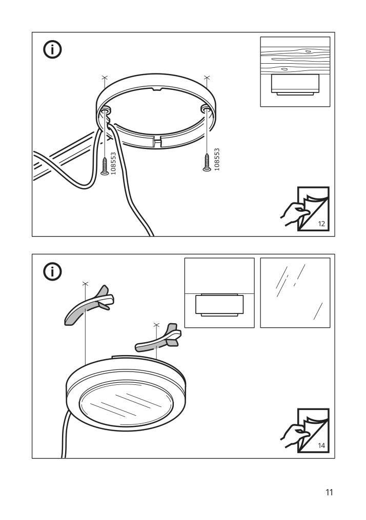 Assembly instructions for IKEA Vaxmyra led spotlight aluminum color | Page 11 - IKEA VAXMYRA LED spotlight 904.218.88