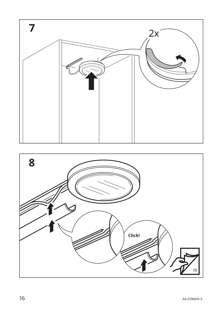 Assembly instructions for IKEA Vaxmyra led spotlight aluminum color | Page 16 - IKEA VAXMYRA LED spotlight 904.218.88