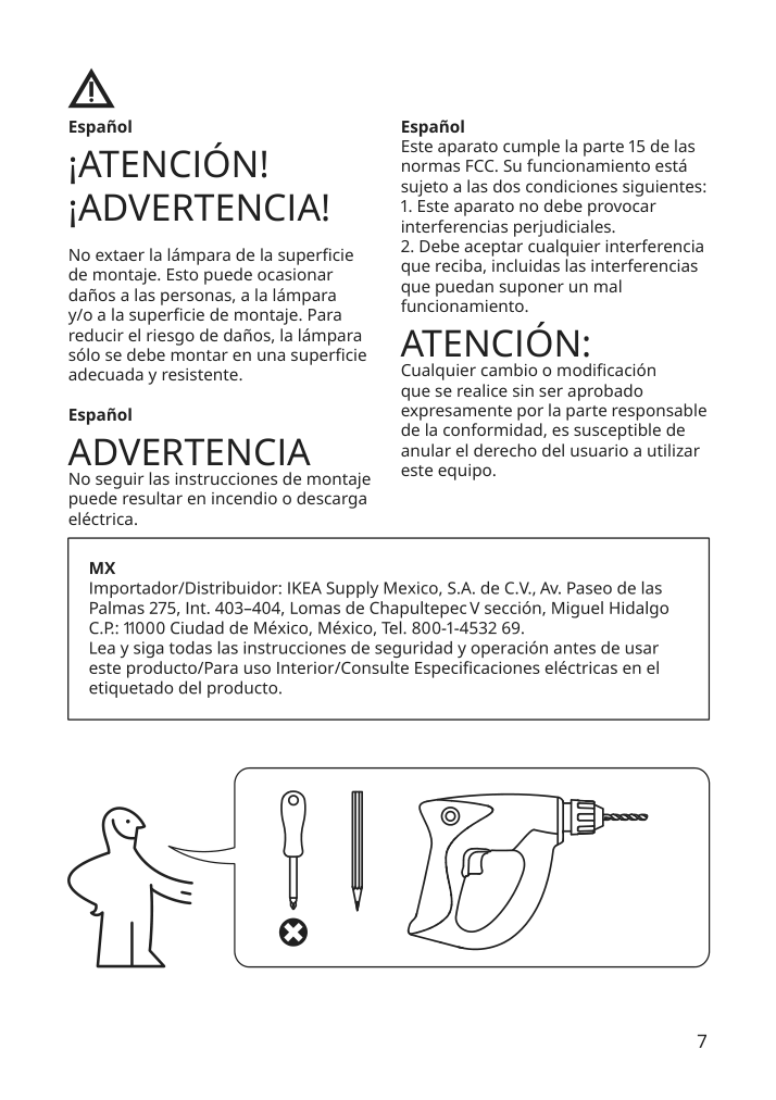 Assembly instructions for IKEA Vaxmyra led spotlight aluminum color | Page 7 - IKEA VAXMYRA LED spotlight 904.218.88