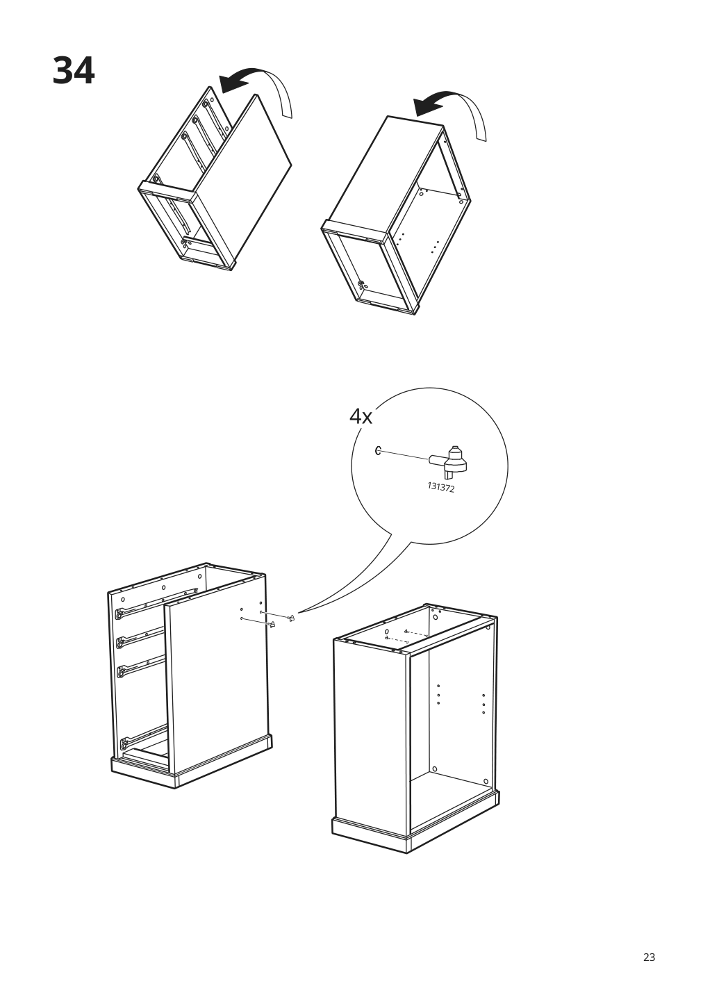 Assembly instructions for IKEA Vebjoern desk beige | Page 23 - IKEA VEBJÖRN desk 604.608.38