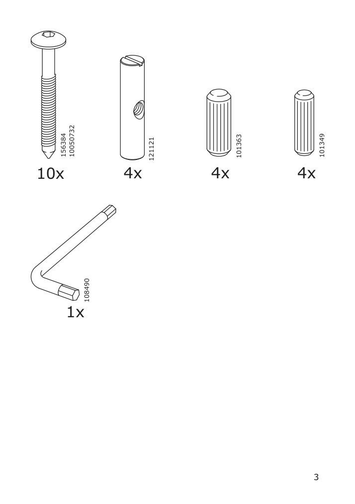 Assembly instructions for IKEA Vedbo chair black gunnared dark gray | Page 3 - IKEA VEDBO / VEDBO table and 4 chairs 093.068.88