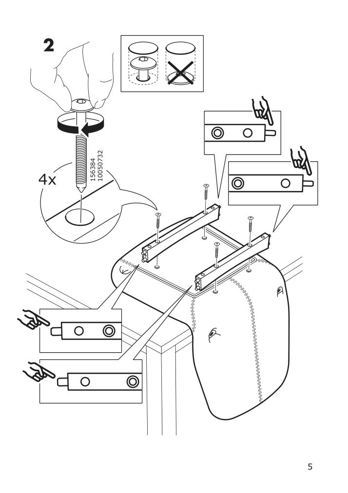 Assembly instructions for IKEA Vedbo chair black gunnared dark gray | Page 5 - IKEA VEDBO / VEDBO table and 4 chairs 093.068.88