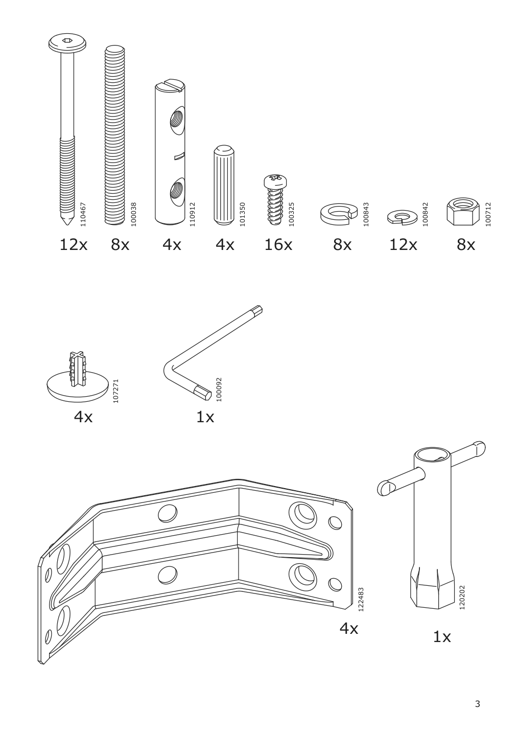 Assembly instructions for IKEA Vedbo dining table black | Page 3 - IKEA VEDBO / VEDBO table and 4 chairs 093.068.88