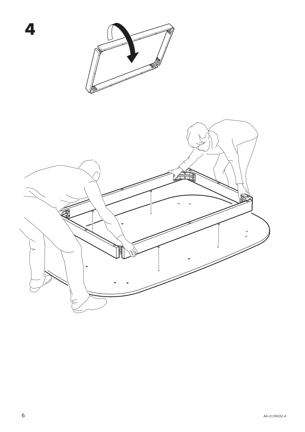 Assembly instructions for IKEA Vedbo dining table black | Page 6 - IKEA VEDBO / VEDBO table and 4 chairs 093.068.88