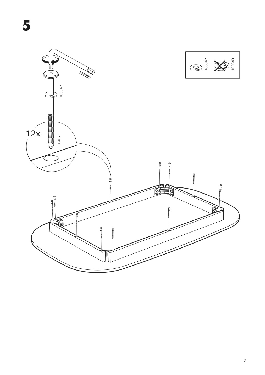 Assembly instructions for IKEA Vedbo dining table black | Page 7 - IKEA VEDBO / VEDBO table and 4 chairs 093.068.88