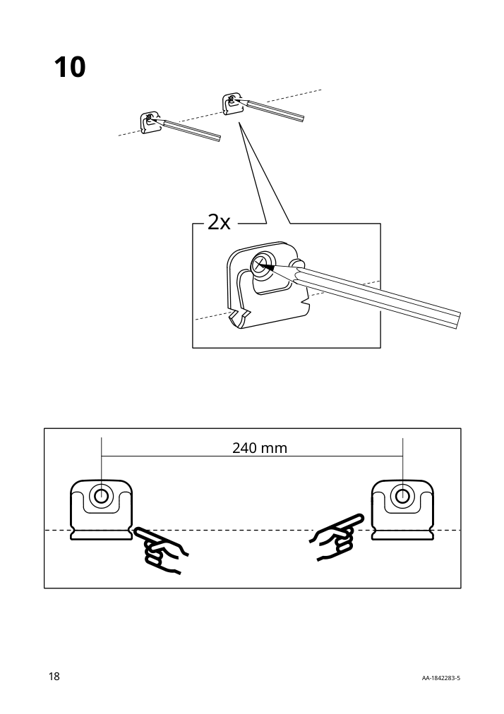 Assembly instructions for IKEA Vesken shelf unit white | Page 18 - IKEA VESKEN shelf unit 403.078.66