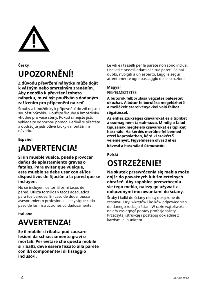 Assembly instructions for IKEA Vesken shelf unit white | Page 4 - IKEA VESKEN shelf unit 403.078.66