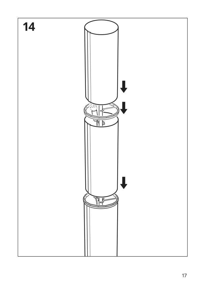 Assembly instructions for IKEA Vidja floor lamp white | Page 17 - IKEA VIDJA floor lamp 003.091.98