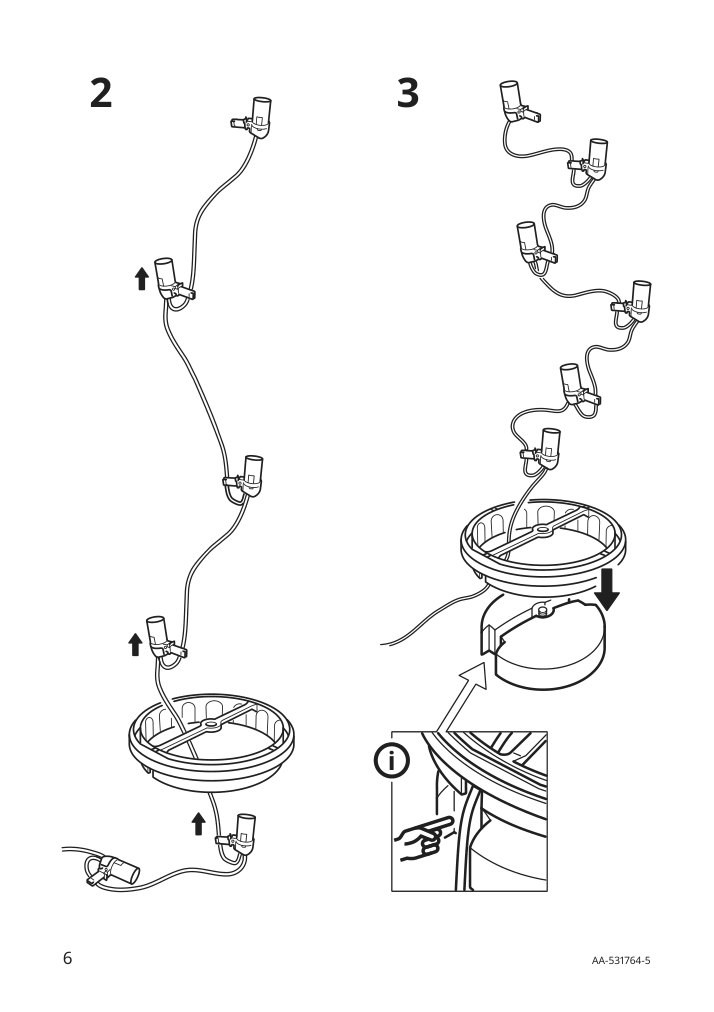 Assembly instructions for IKEA Vidja floor lamp white | Page 6 - IKEA VIDJA floor lamp 003.091.98