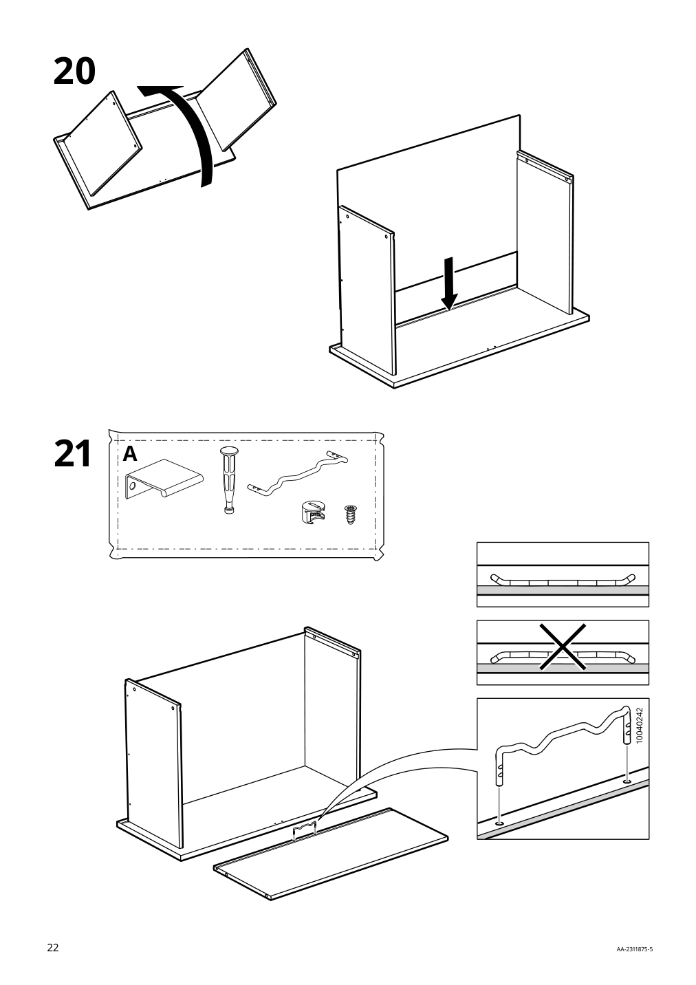 Assembly instructions for IKEA Vihals 6 drawer dresser white anchor unlock function | Page 22 - IKEA VIHALS TV/storage combination 494.406.15