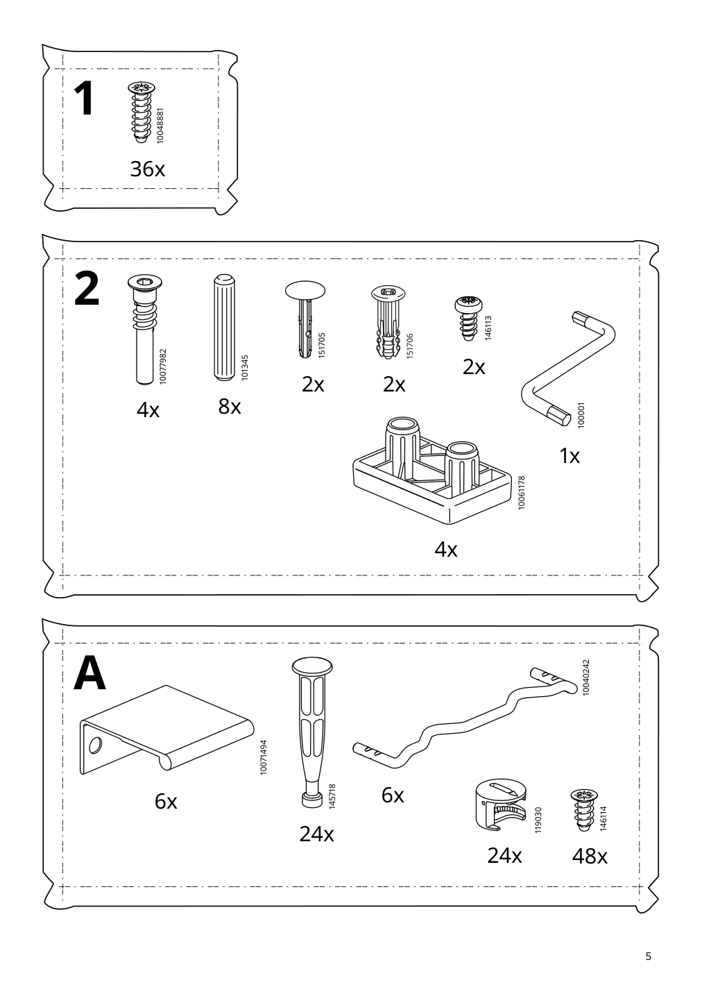 Assembly instructions for IKEA Vihals 6 drawer dresser white anchor unlock function | Page 5 - IKEA VIHALS TV/storage combination 494.406.15