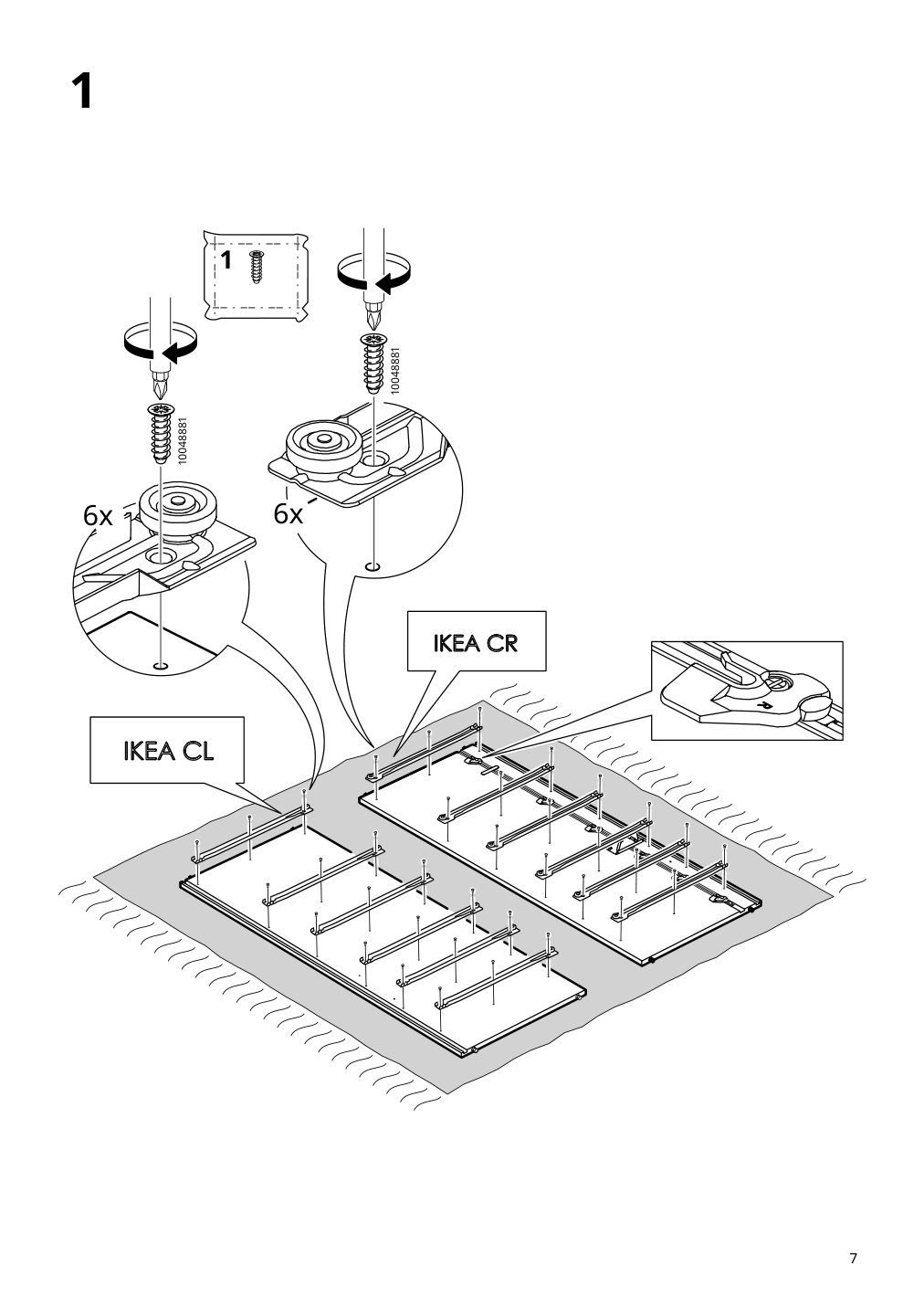 Assembly instructions for IKEA Vihals 6 drawer dresser white anchor unlock function | Page 7 - IKEA VIHALS TV/storage combination 494.406.15