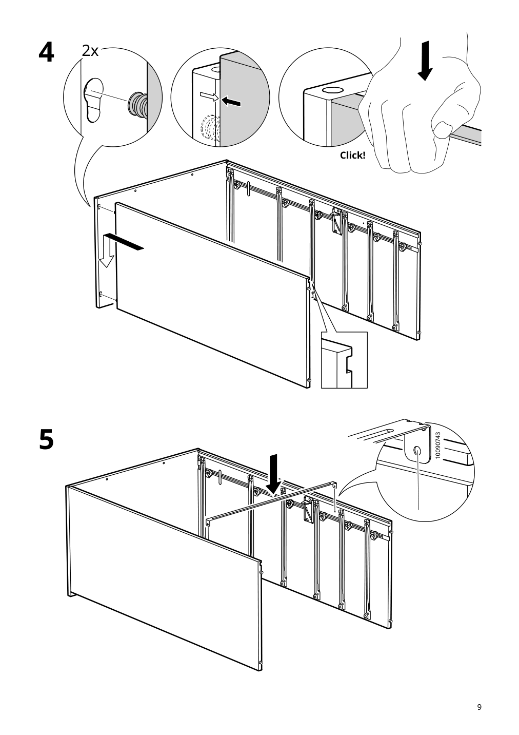 Assembly instructions for IKEA Vihals 6 drawer dresser white anchor unlock function | Page 9 - IKEA VIHALS TV/storage combination 494.406.15