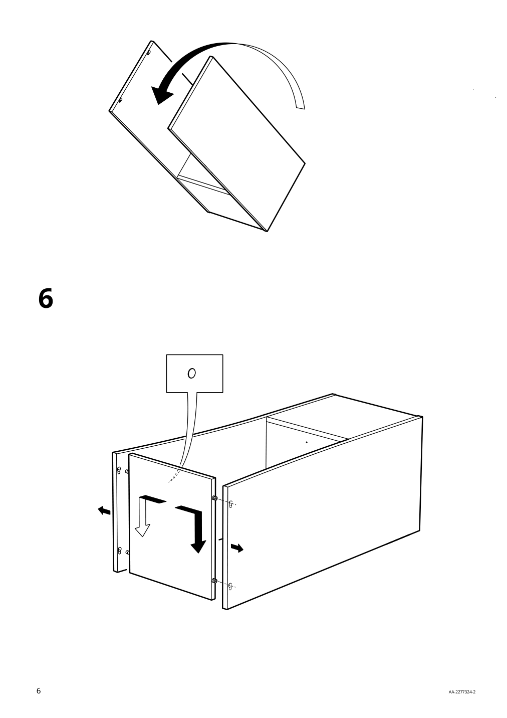 Assembly instructions for IKEA Vihals coffee table white | Page 6 - IKEA VIHALS coffee table 504.887.34